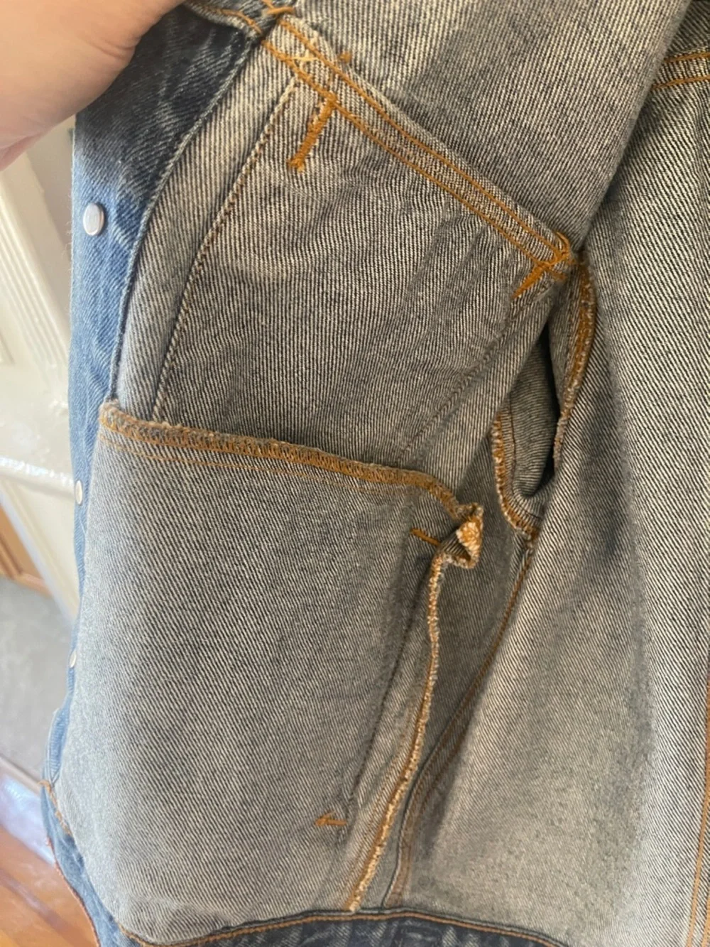 Levi's Blue Denim Trucker Jacket - Men's - Picture 5 of 7